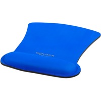 DeLOCK Ergonomisches Mauspad mit Handballenauflage blau