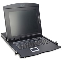 Digitus 19" KVM Konsole 17"TFT 1Port, KVM-Switch 