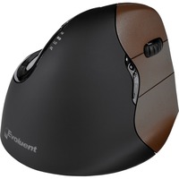 Evoluent Vertical Mouse 4, Maus schwarz/braun, Klein