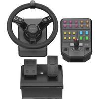 Logitech G Saitek Farm Sim Controller, Simulatoren-Set schwarz/grau, Bundle für schwere Maschinen