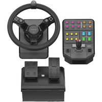 Logitech Gaming G Saitek Farm Sim Controller, Simulatoren-Set schwarz/grau, Bundle für schwere Maschinen