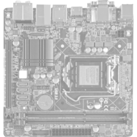 GIGABYTE A620I AX, Mainboard schwarz