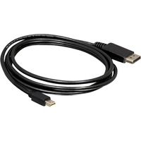 DeLOCK Adapterkabel Mini-DisplayPort > DisplayPort schwarz, 3 Meter