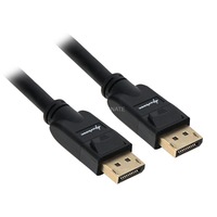 Sharkoon Kabel Displayport 1.3 (Stecker > Stecker) 4K schwarz, 5 Meter