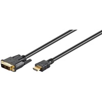 goobay Adapterkabel DVI-D (Stecker) > HDMI (Stecker) schwarz, 2 Meter