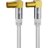 Antennenkabel (135dB typ), Koax-Buchse 90° > Koax-Stecker 90°