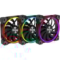 Alpenföhn Wing Boost 3 High Speed 120x120x25, Gehäuselüfter schwarz, 3er Set, 120 mm