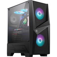 MSI MAG FORGE 100R, Tower-Gehäuse schwarz, Tempered Glass