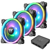 Thermaltake Riing Trio 12 RGB, Gehäuselüfter 3er Pack inkl. Controller