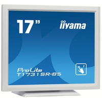 iiyama T1731SR-W5, LED-Monitor 43 cm (17 Zoll), weiß, SXGA, TN, Touchscreen, HDMI, Neigbar, DisplayPort