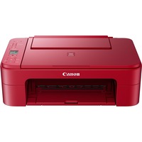 Canon PIXMA TS3352, Multifunktionsdrucker rot, USB, WLAN, Kopie, Scan