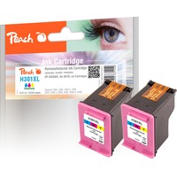 Peach Tinte Doppelpack color PI300-486 kompatibel zu HP 301XL, CH564EE