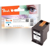 Peach Tinte schwarz PI300-282 kompatibel zu HP 301XL, CH563EE