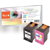 Peach Tinte schwarz + color PI300-657 kompatibel zu HP 302, F6U66A, F6U65AE