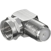 90°-Winkel-Adapter F-Stecker auf F-Kupplung