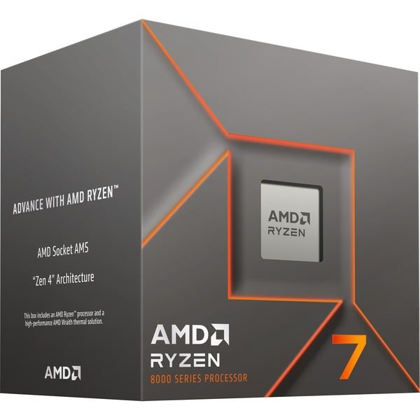 CPU AMD Ryzen 7 8700F AMD Ryzen™ 7 8700F, Prozessor Boxed-Version