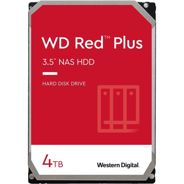 NAS IODATA HDL4-XA 4ベイ 10GbE WD RED 4TB WD Red Plus NAS-Festplatte 4 TB SATA 6 Gb/s, 3,5