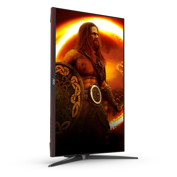 AOC U28G2XU2 BK Gaming Monitor 71 Cm 28 Zoll Schwarz rot HDR 