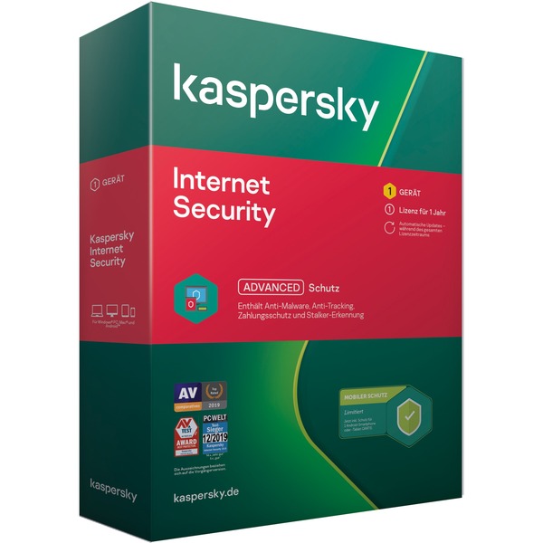 Kaspersky Internet-Security + Android  , Sicherheit-Software Mini-Box