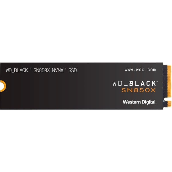 内蔵型SSD WD BLACK SN850X NVMe SSD 2TB WDS200T2XHE WD Black SN850X NVMe SSD 2 TB schwarz, PCIe 4.0 x4, NVMe, M.2 2280