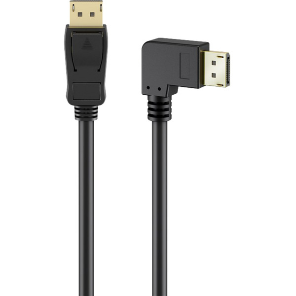 Lot De 2 Adaptateurs DisplayPort Coudés 90° Duttek - 8K/60Hz, 4K/144Hz, 32.4 Gbit/s - Mâle Vers Femelle