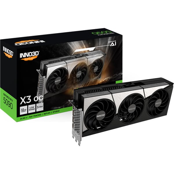 INNO3D GeForce RTX 5090 X3 OC, Grafikkarte DLSS 4, 3x DisplayPort
