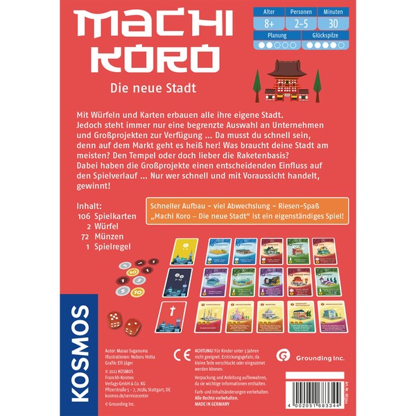 Machi Koro, Großstadterweiterung (Spiel-Zubehör) | Gioco/giocattolo gioco