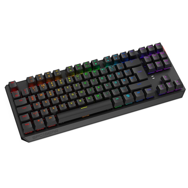SPC Gear GK630K Tournament Kailh Red RGB, Gaming-Tastatur schwarz