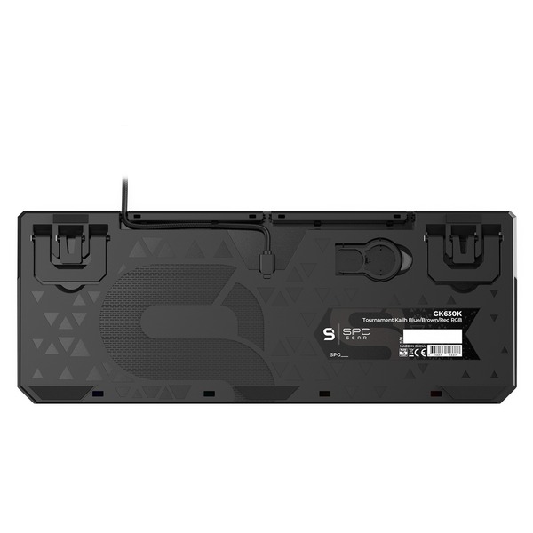 SPC Gear GK630K Tournament Kailh Red RGB, Gaming-Tastatur schwarz