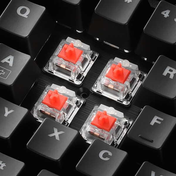 Sharkoon SKILLER SGK30 Red, Gaming-Tastatur schwarz, DE-Layout