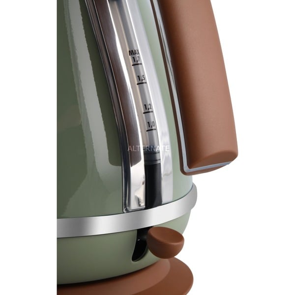DeLonghi KBOV 2001.GR, Wasserkocher grün, 1,7 Liter