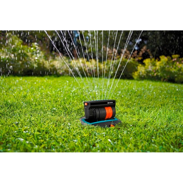 GARDENA Sprinklersystem VersenkViereckregner OS 140 schwarz/orange