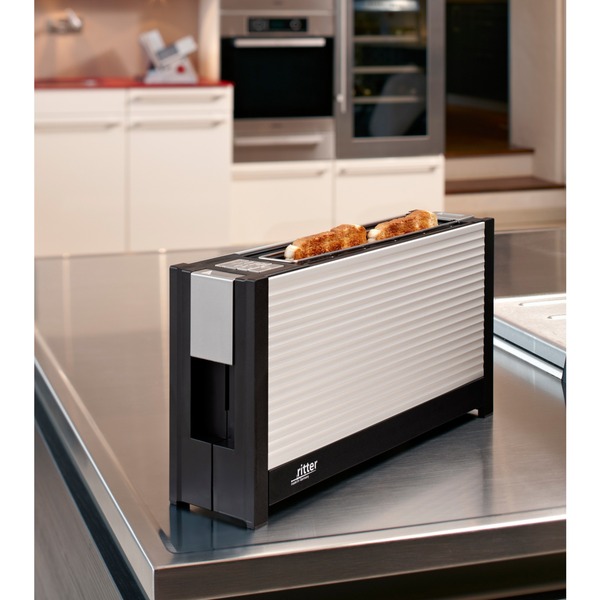 ritter volcano 3, Toaster aluminium/schwarz