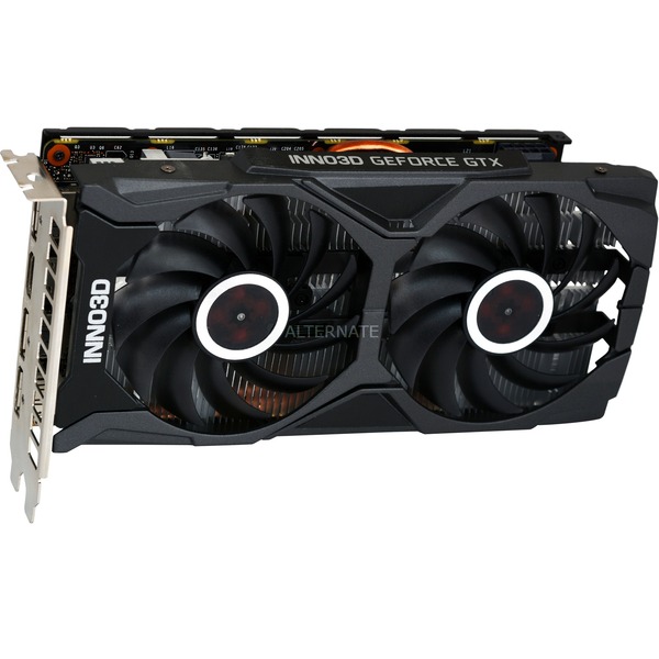 INNO3D  GeForce RTX 2060 SUPER TWIN X2 OC, Grafikkarte schwarz, 3x DisplayPort, 1x HDMI