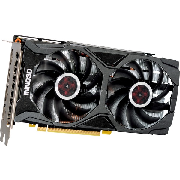 INNO3D  GeForce RTX 2060 SUPER TWIN X2 OC, Grafikkarte schwarz, 3x DisplayPort, 1x HDMI