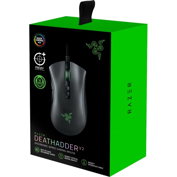 Razer DeathAdder V2, Gaming-Maus schwarz