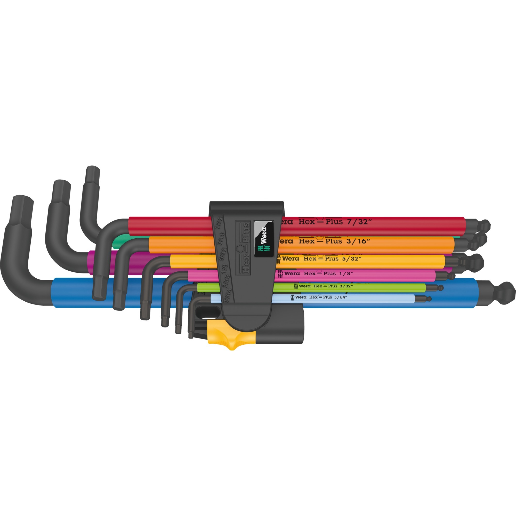 Image of Alternate - 950/9 Hex-Plus Multicolour Imperial 2 Winkelschlüssel-Satz, Schraubendreher online einkaufen bei Alternate