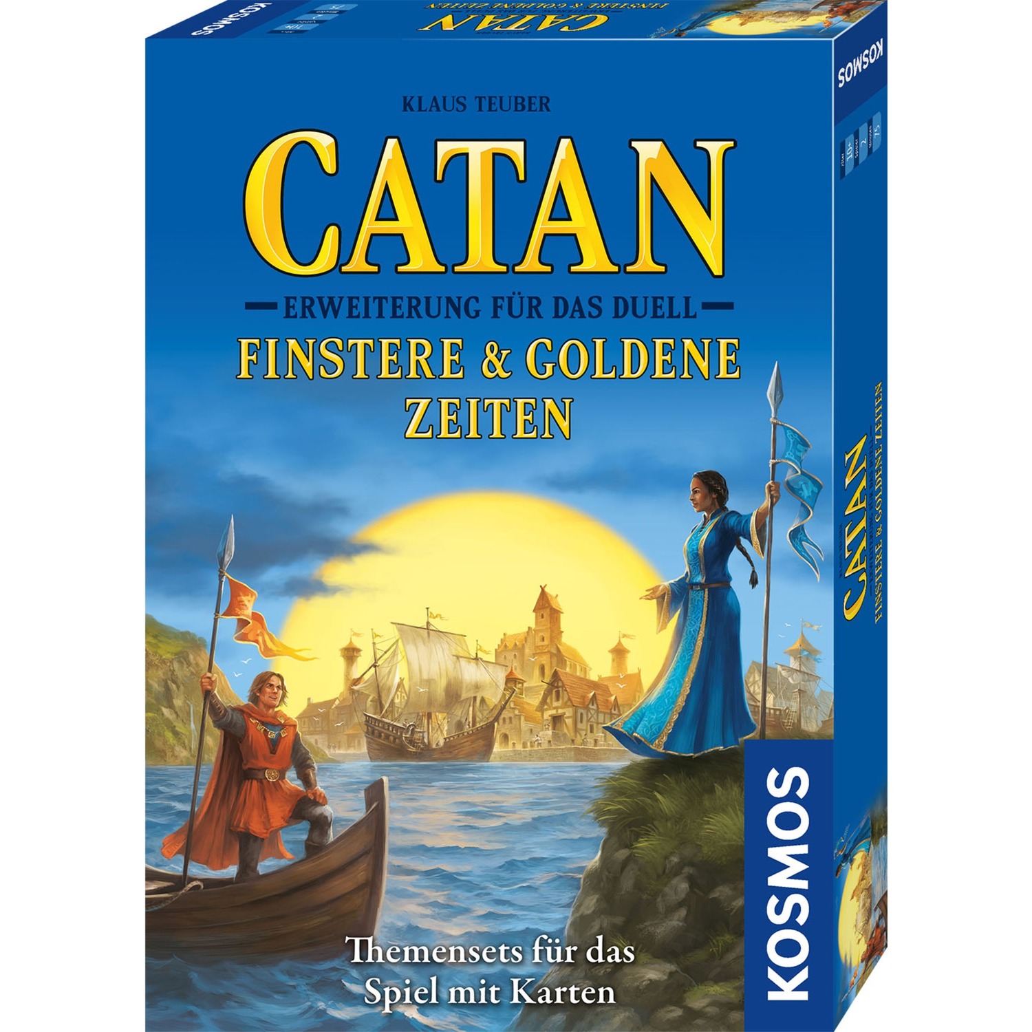 Image of Alternate - CATAN - Erweiterung für das Duell - Finstere & Goldene Zeiten, Kartenspiel online einkaufen bei Alternate