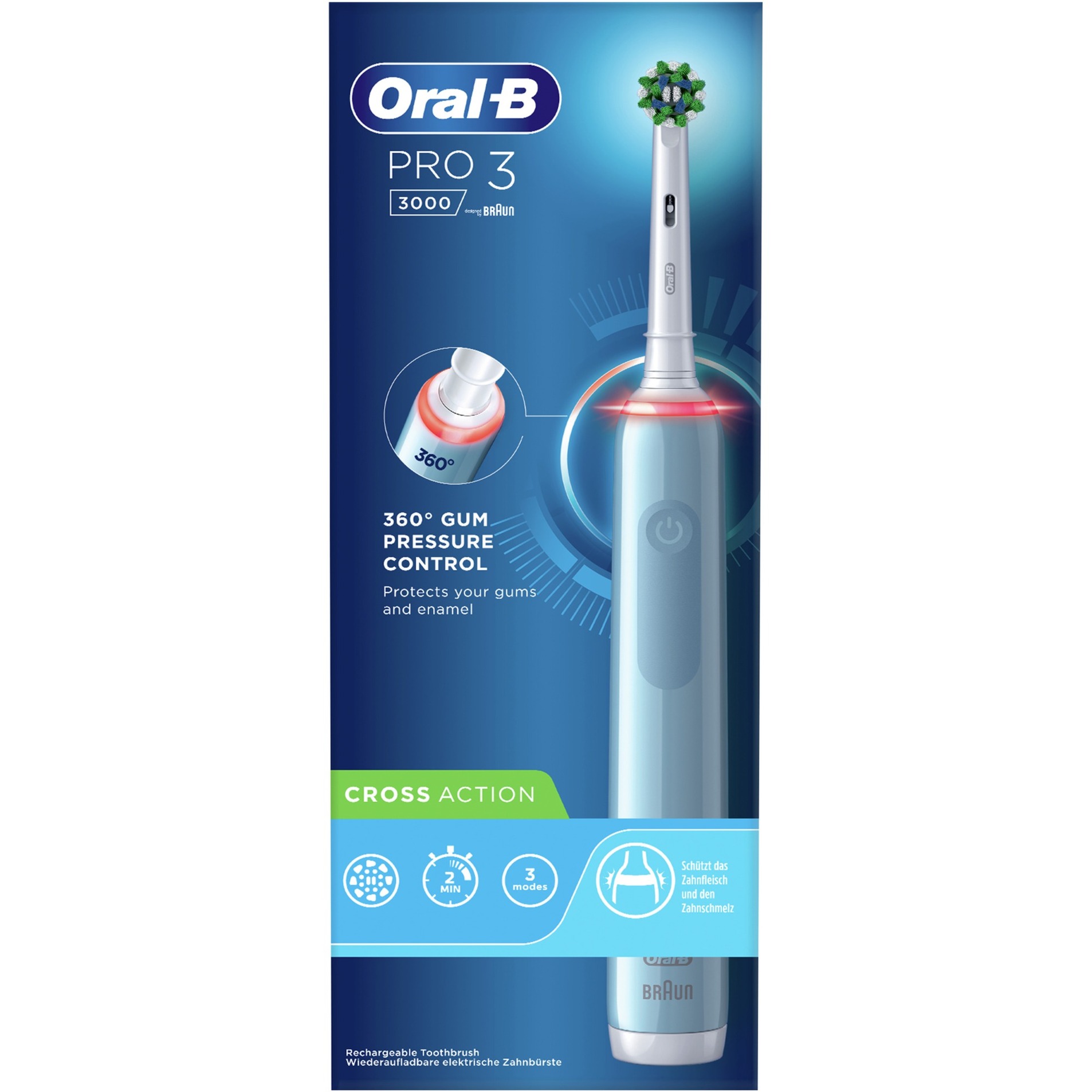 Image of Alternate - Oral-B Pro 3 3000 CrossAction, Elektrische Zahnbürste online einkaufen bei Alternate