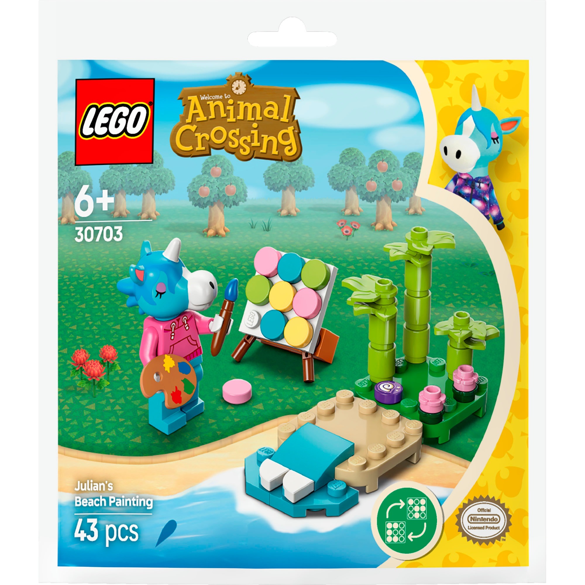 LEGO 30703 Animal Crossing Jimmys Strandgemälde, Konstruktionsspielzeug