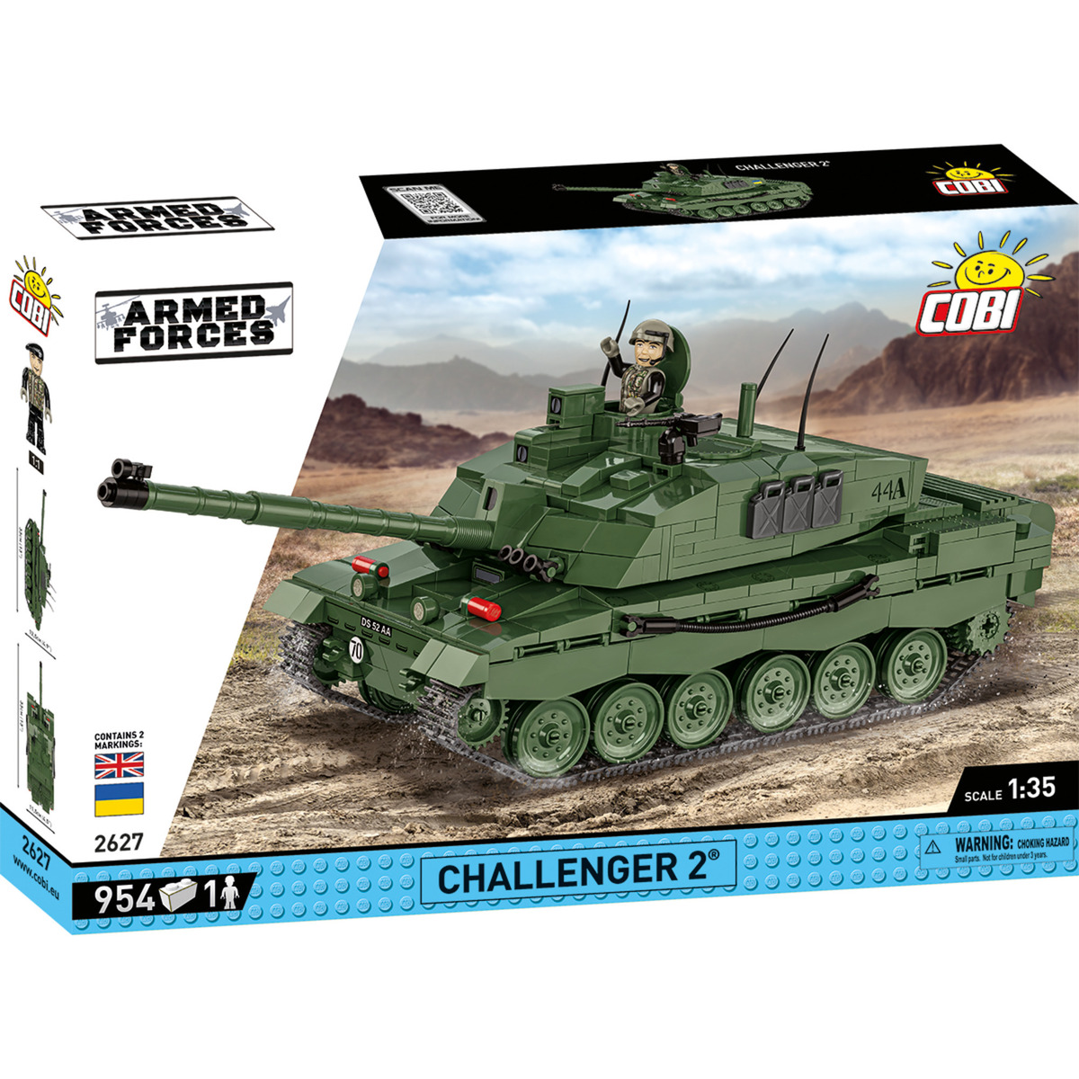 COBI Challenger 2, Konstruktionsspielzeug Maßstab 1:35