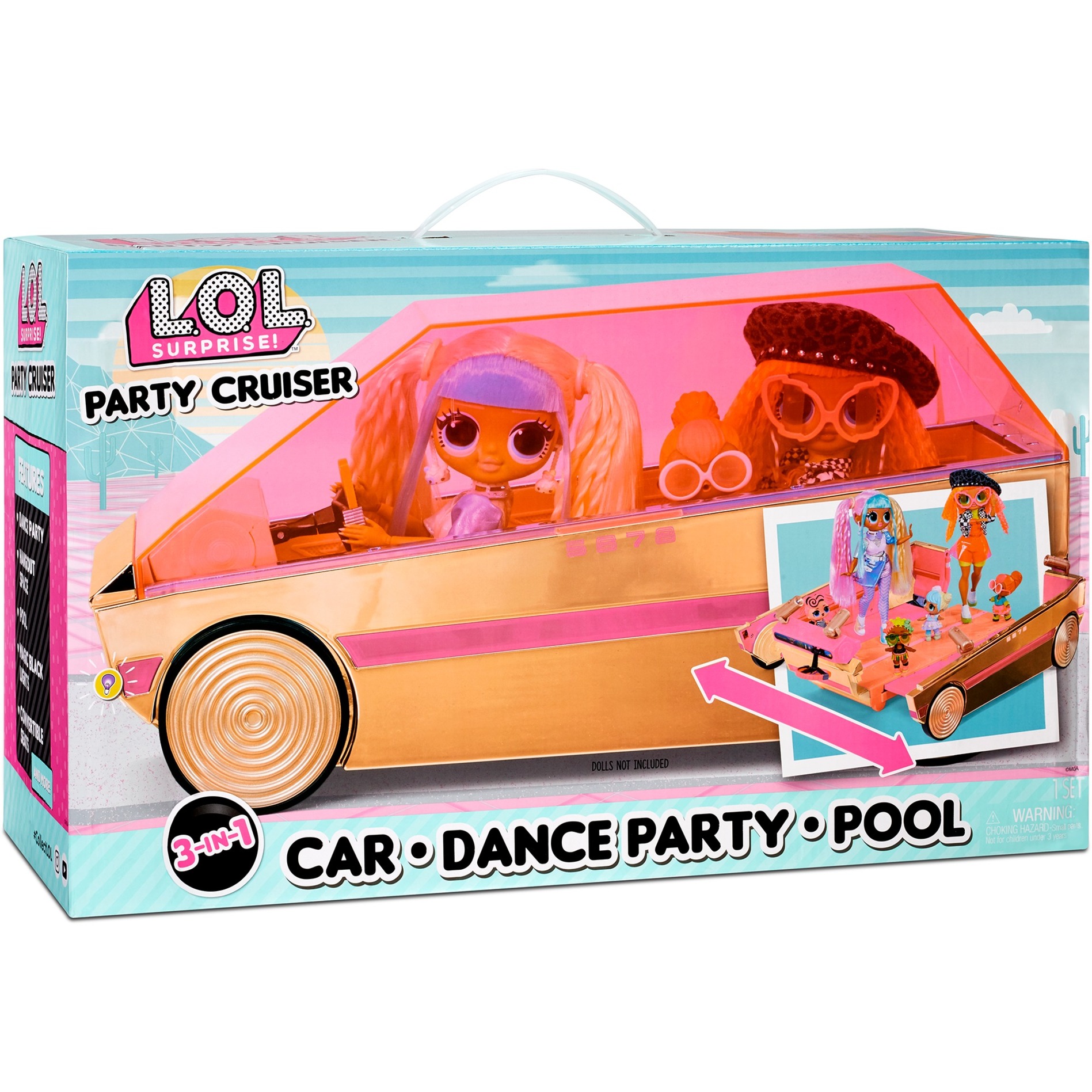Image of Alternate - L.O.L. Surprise 3-in-1 Party Cruiser, Spielfahrzeug online einkaufen bei Alternate