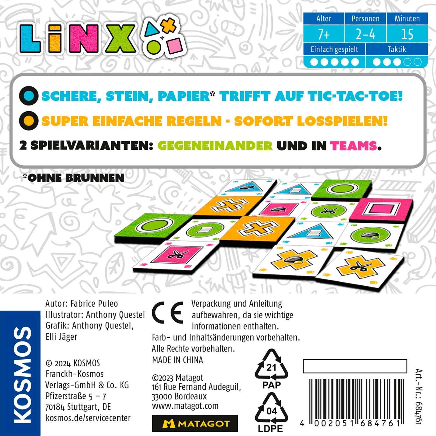 KOSMOS Linx, Gesellschaftsspiel