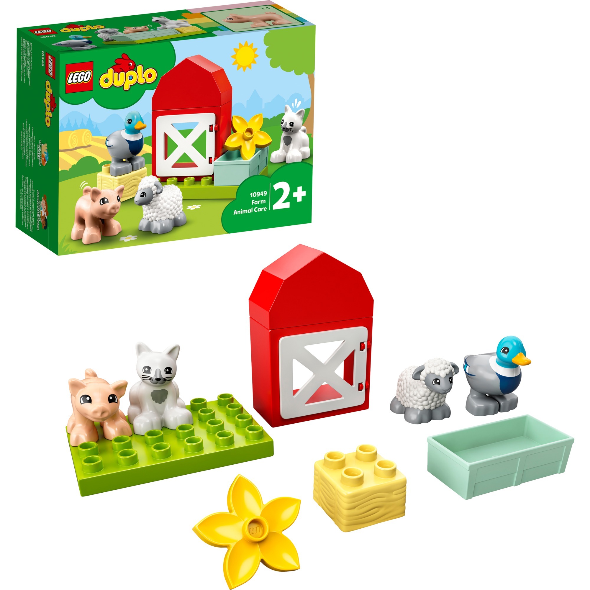 Image of Alternate - 10949 DUPLO Tierpflege auf dem Bauernhof, Konstruktionsspielzeug online einkaufen bei Alternate