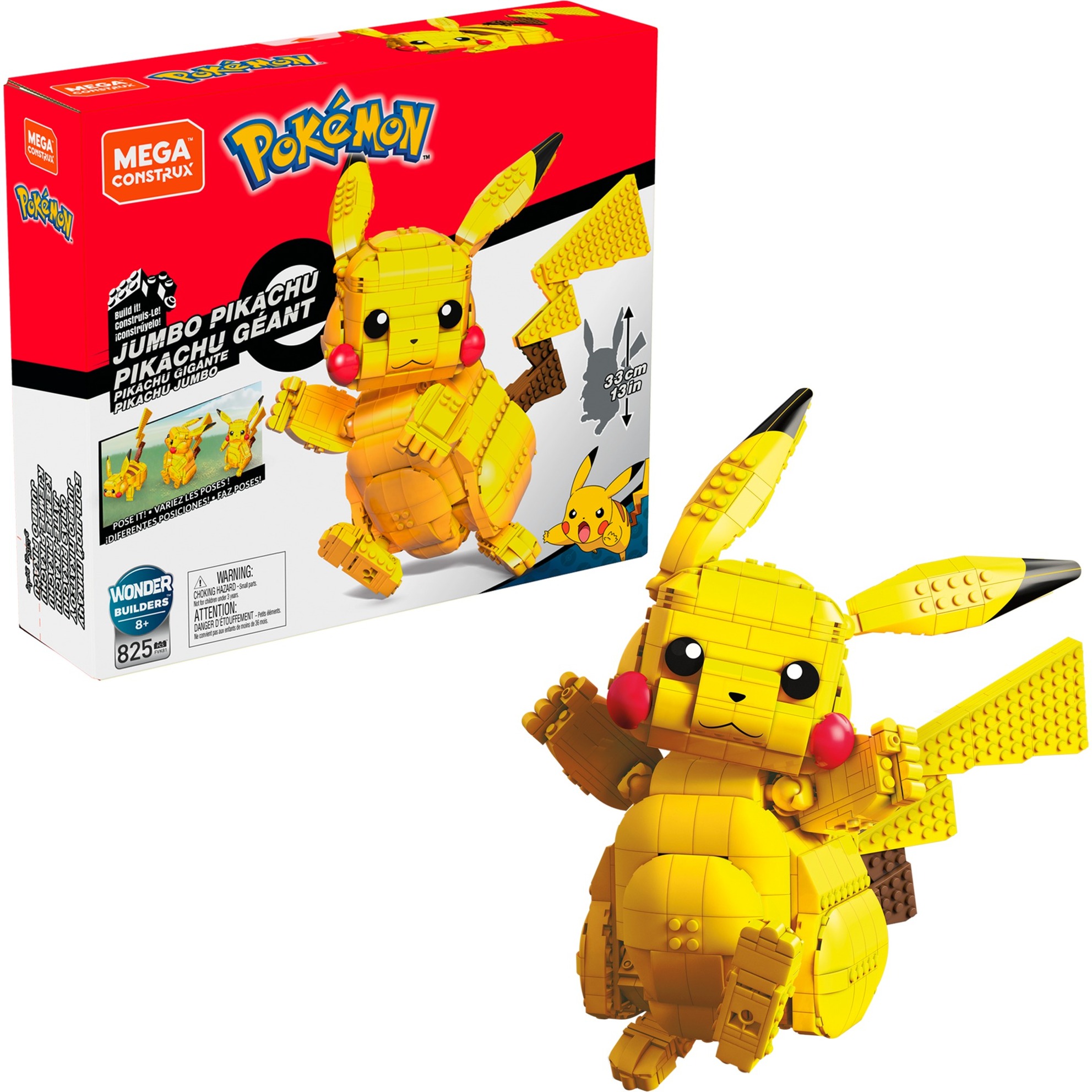 Image of Alternate - Pokémon Jumbo Pikachu, Konstruktionsspielzeug online einkaufen bei Alternate