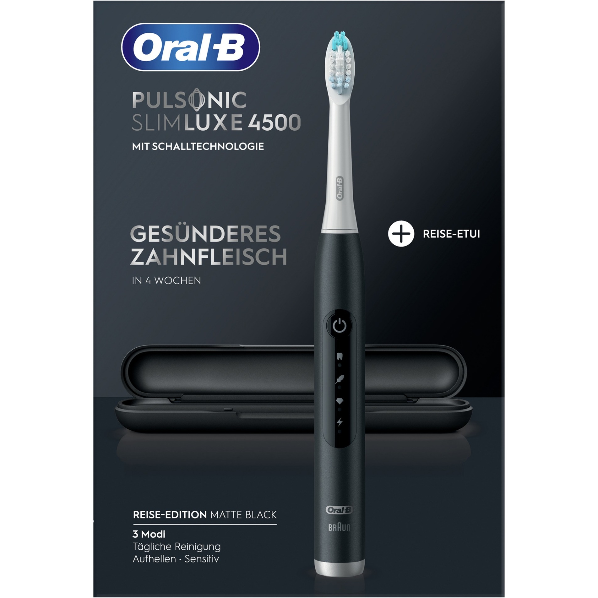 Image of Alternate - Oral-B Pulsonic Slim Luxe 4500 Reise-Edition, Elektrische Zahnbürste online einkaufen bei Alternate