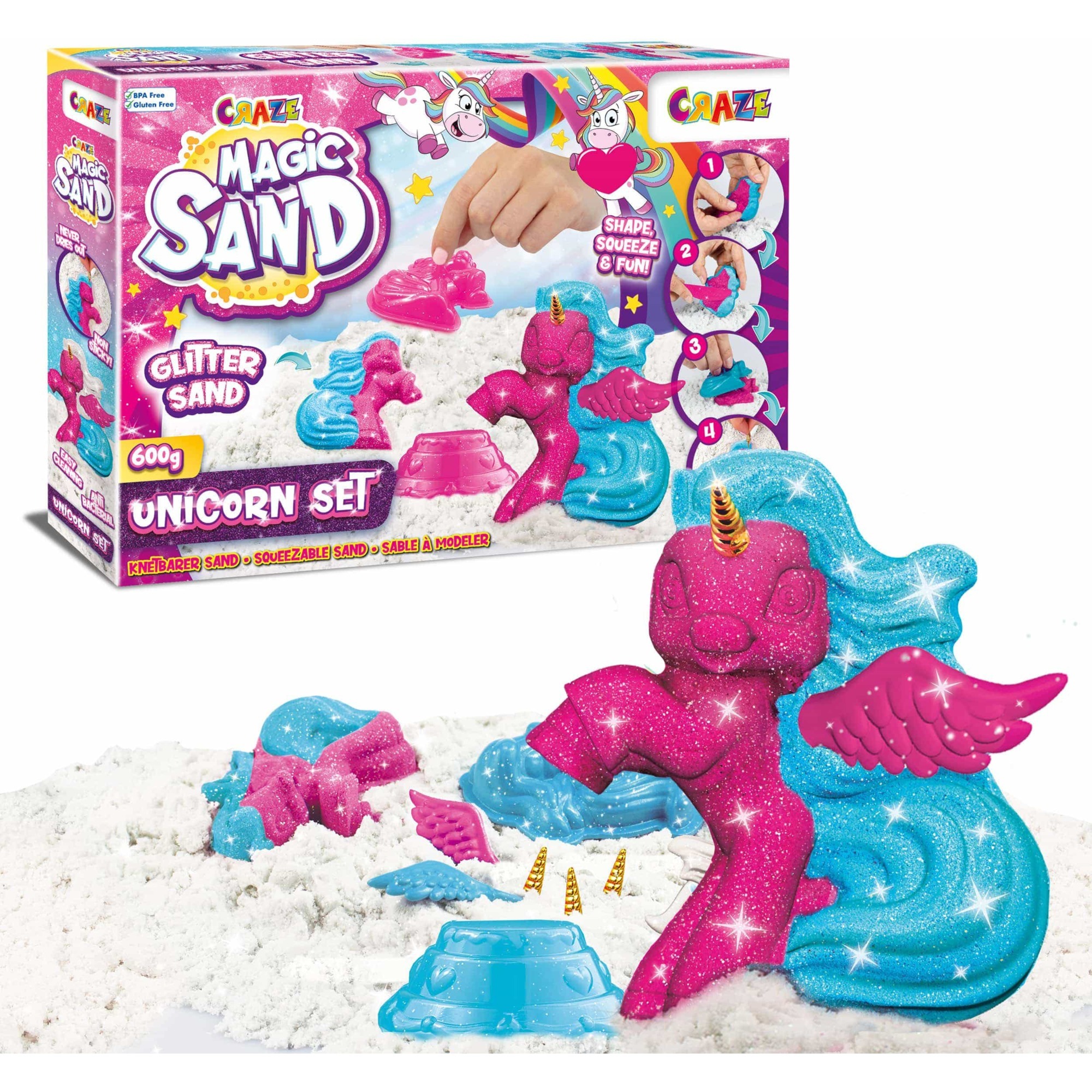 Image of Alternate - Magic Sand Unicorn Set, Spielsand online einkaufen bei Alternate