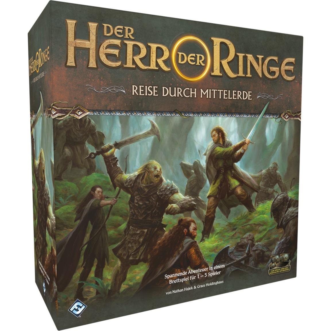Asmodee Herr der Ringe: Reise durch Mittelerde, Brettspiel