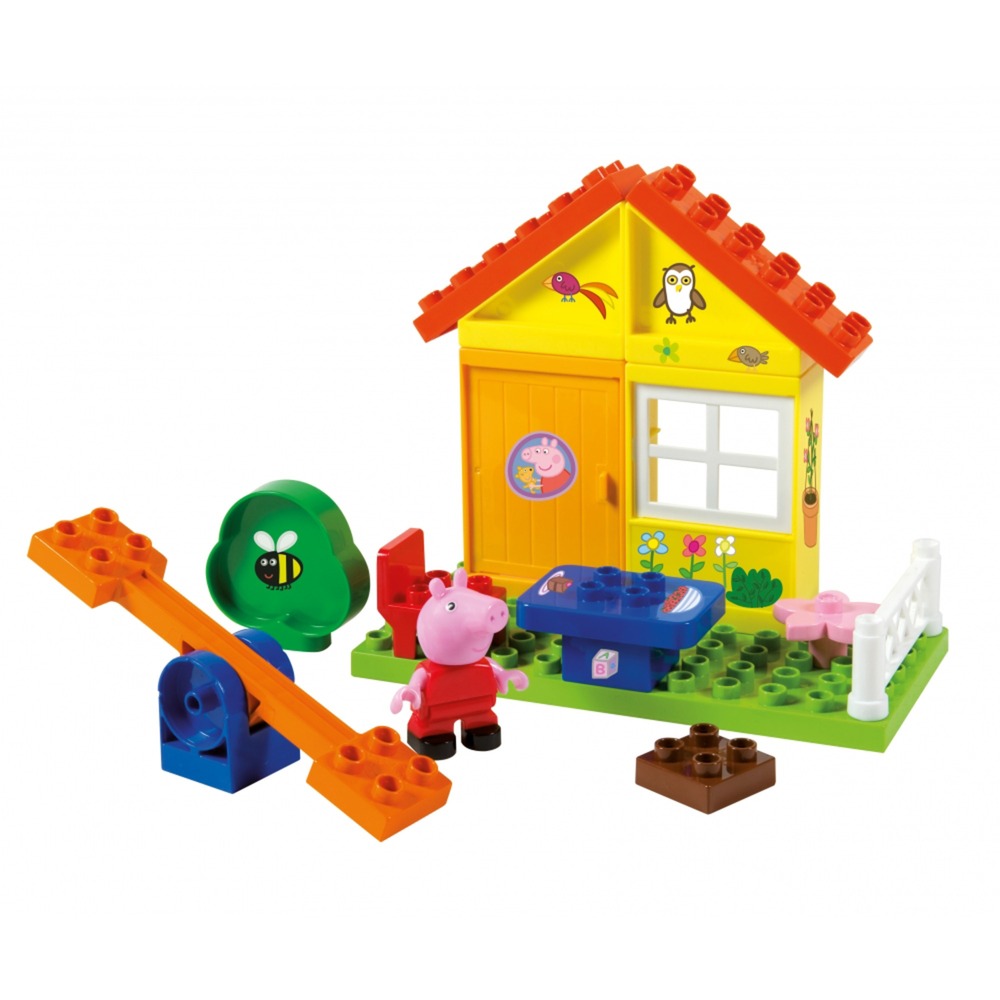 Image of Alternate - BIG-Bloxx Peppa Wutz Gartenhaus, Konstruktionsspielzeug online einkaufen bei Alternate
