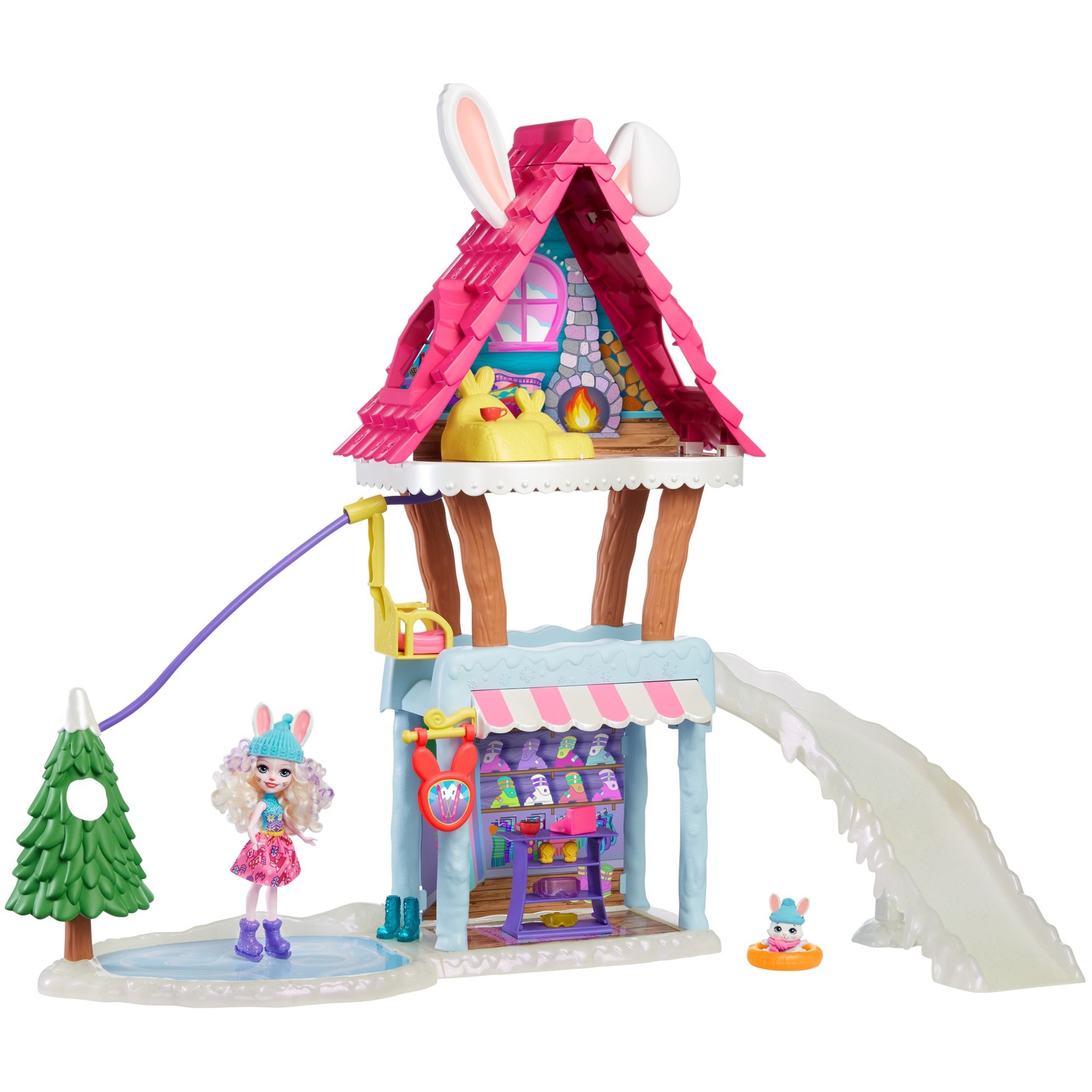 Image of Alternate - Hasen-Skihütte mit Bevy Bunny & Jump, Puppe online einkaufen bei Alternate